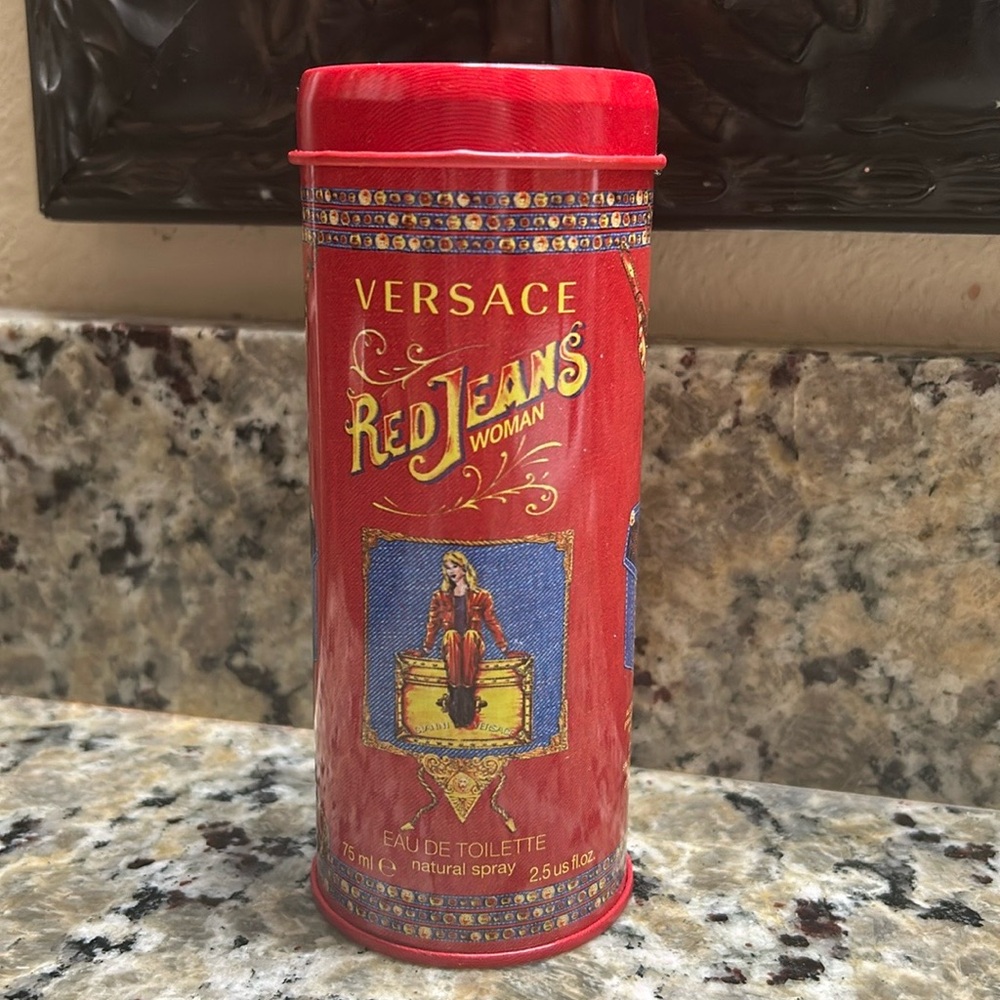 Tin collector??? Versace red jeans tin!!!!
